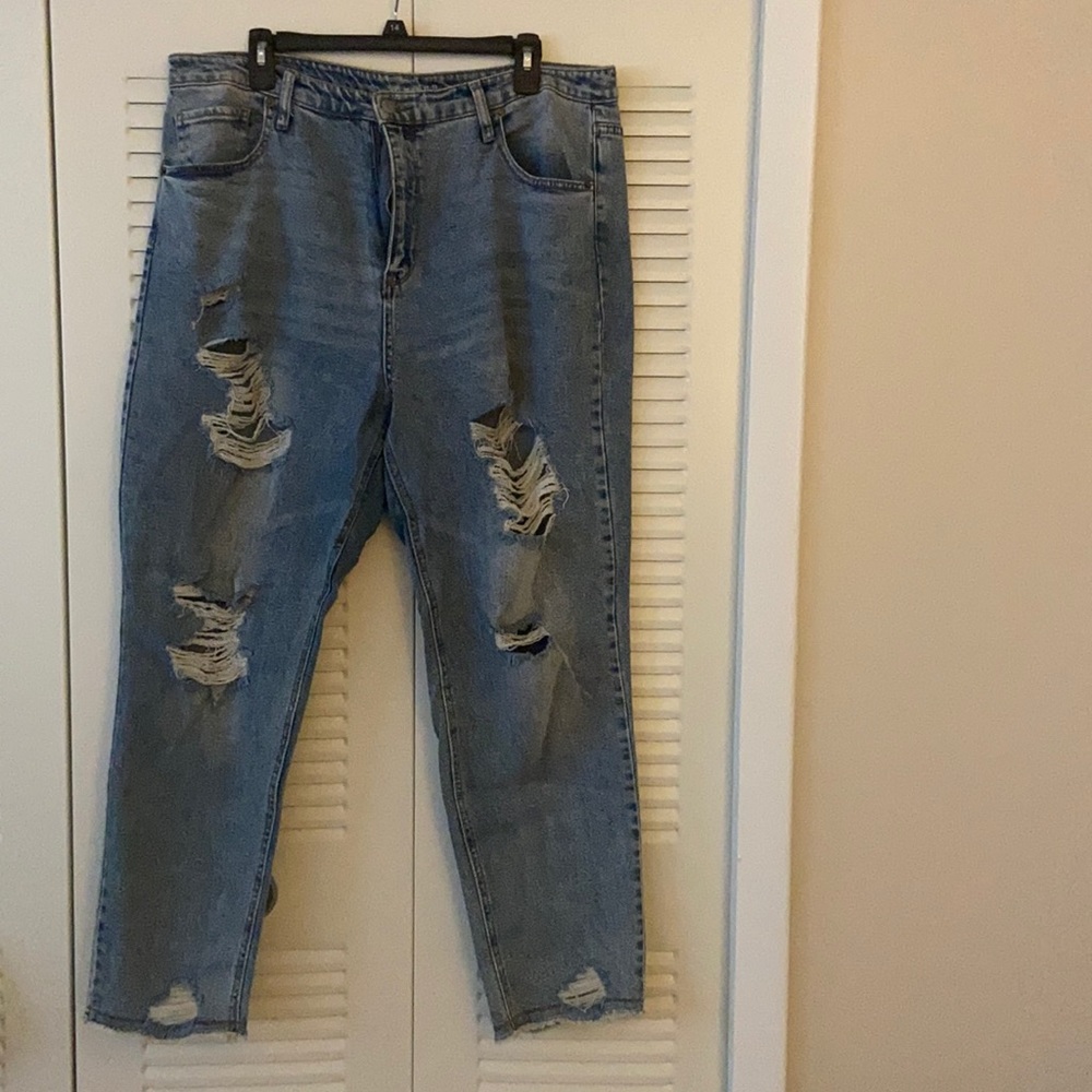 Target ripped denim jeans